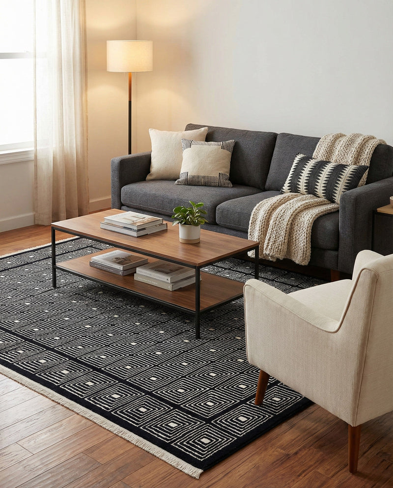 Aravalli Collection Area Rug -  Jaipur Rectangle Midnight Blue  lifestyle 17