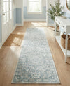 Coastal Haven Collection Area Rug - Seabreeze (Gray) Runner Gray  lifestyle 52