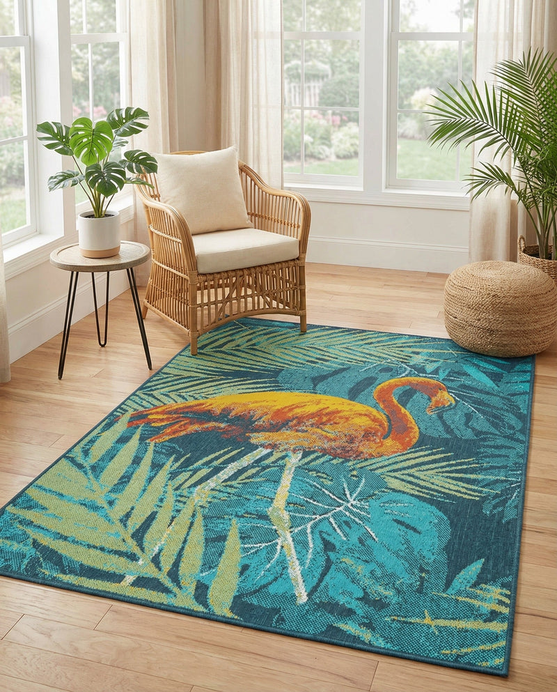 Seaside Haven Rugs Collection Area Rug -  Tidepool Rectangle Multi  lifestyle 7