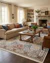 Persian Elegance Collection Area Rug -  Hamedan (Ivory) Rectangle Ivory  lifestyle 8