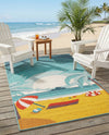 Seaside Haven Rugs Collection Area Rug -  Dockside Rectangle Multi  lifestyle 19