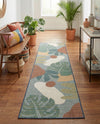Coastal Terrace Collection Area Rug -  Boardwalk Runner Blue  lifestyle 44