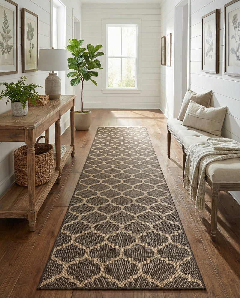 Sahara Sands Collection Area Rug -  Dahshur Runner Brown  lifestyle 61