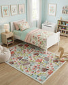 Wonder Tykes Collection Area Rug -  Fantasy Rectangle Ivory  lifestyle 42