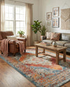 Savannah Soiree Collection Area Rug - Serengeti (Rust Red) Rectangle Rust Red  lifestyle 11
