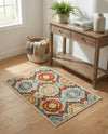 Outdoor Marrakesh Collection Area Rug -  Asilah Rectangle Ivory Beige  lifestyle 42