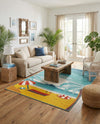 Seaside Haven Rugs Collection Area Rug -  Dockside Rectangle Multi  lifestyle 16