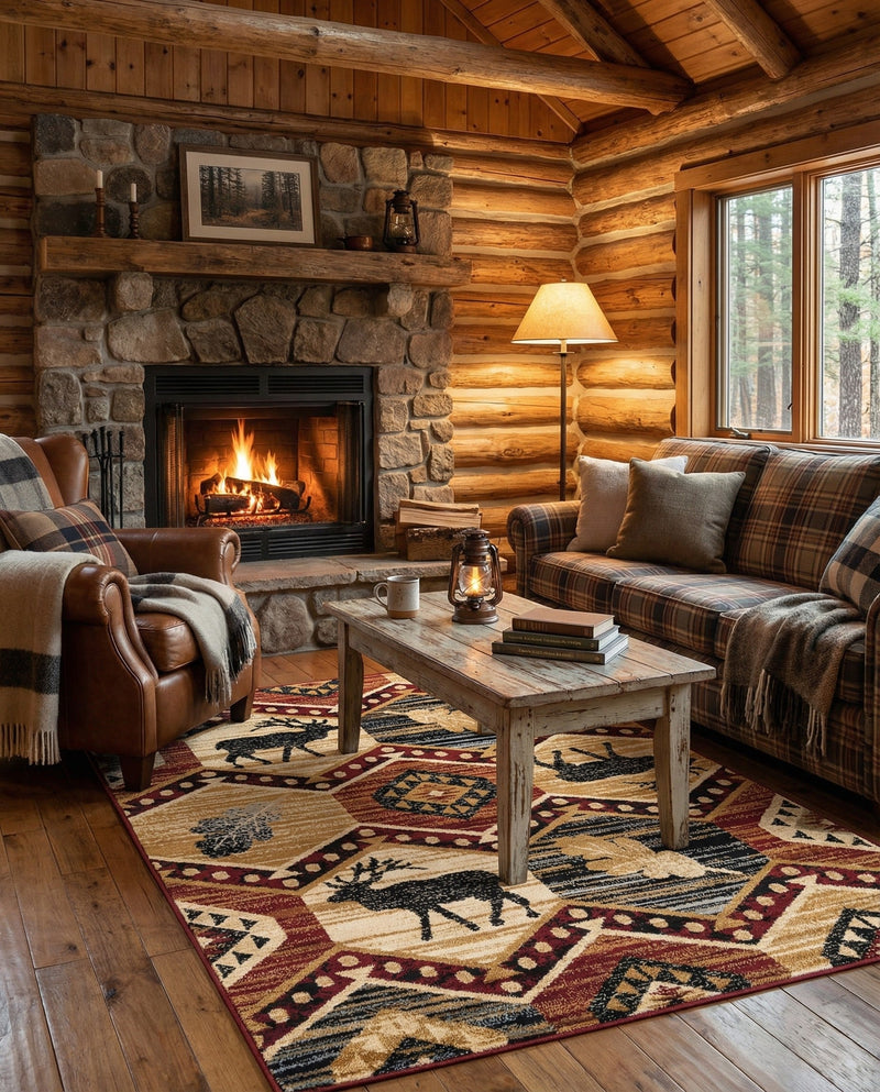 Frontier Trails Collection Area Rug -  Mesa Rectangle Multi  lifestyle 14