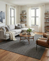 Seaside Serenity Collection Area Rug - Veranda (Black) Rectangle Black  lifestyle 17