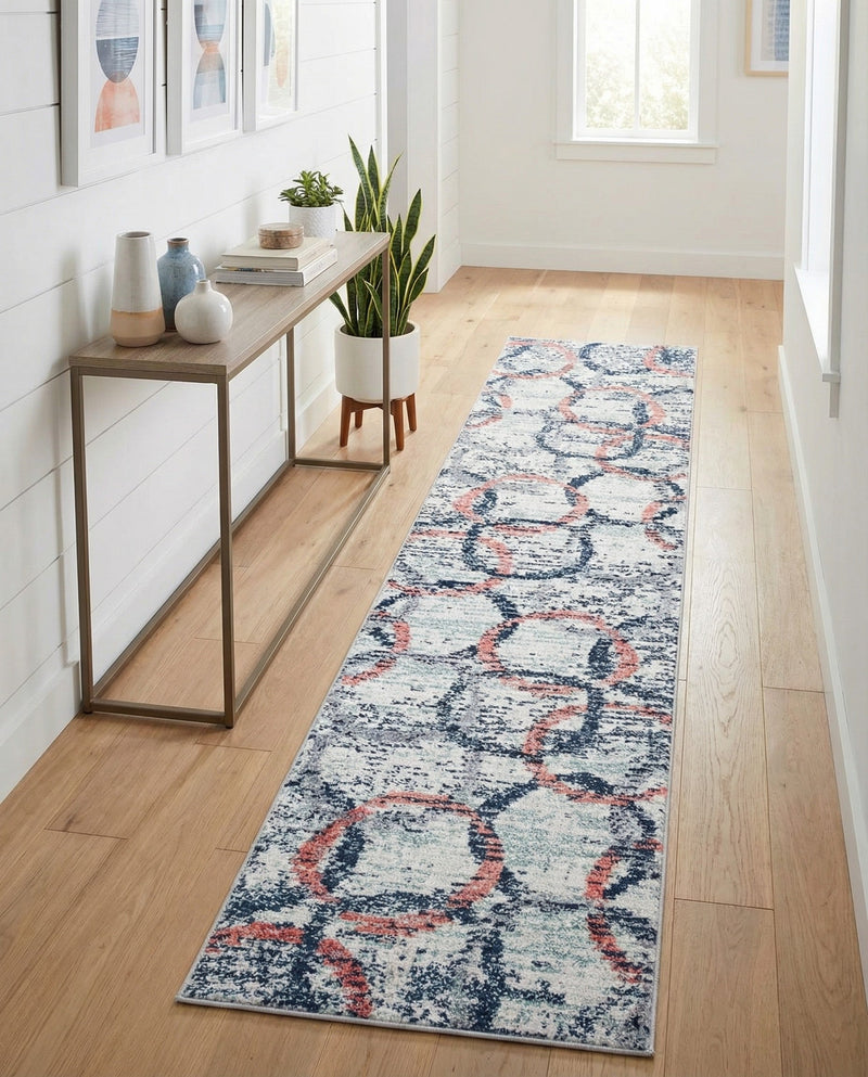 Santa Fe Trails Collection Area Rug -  Rio Runner Ivory  lifestyle 3