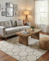 Trellis Mosaic Collection Area Rug - Arborville (Ivory) Rectangle Ivory  lifestyle 6