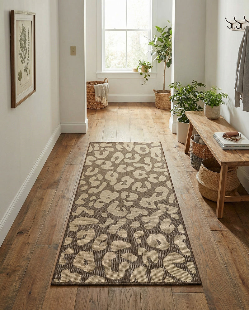 Sahara Sands Collection Area Rug -  Buto Runner Brown  lifestyle 78