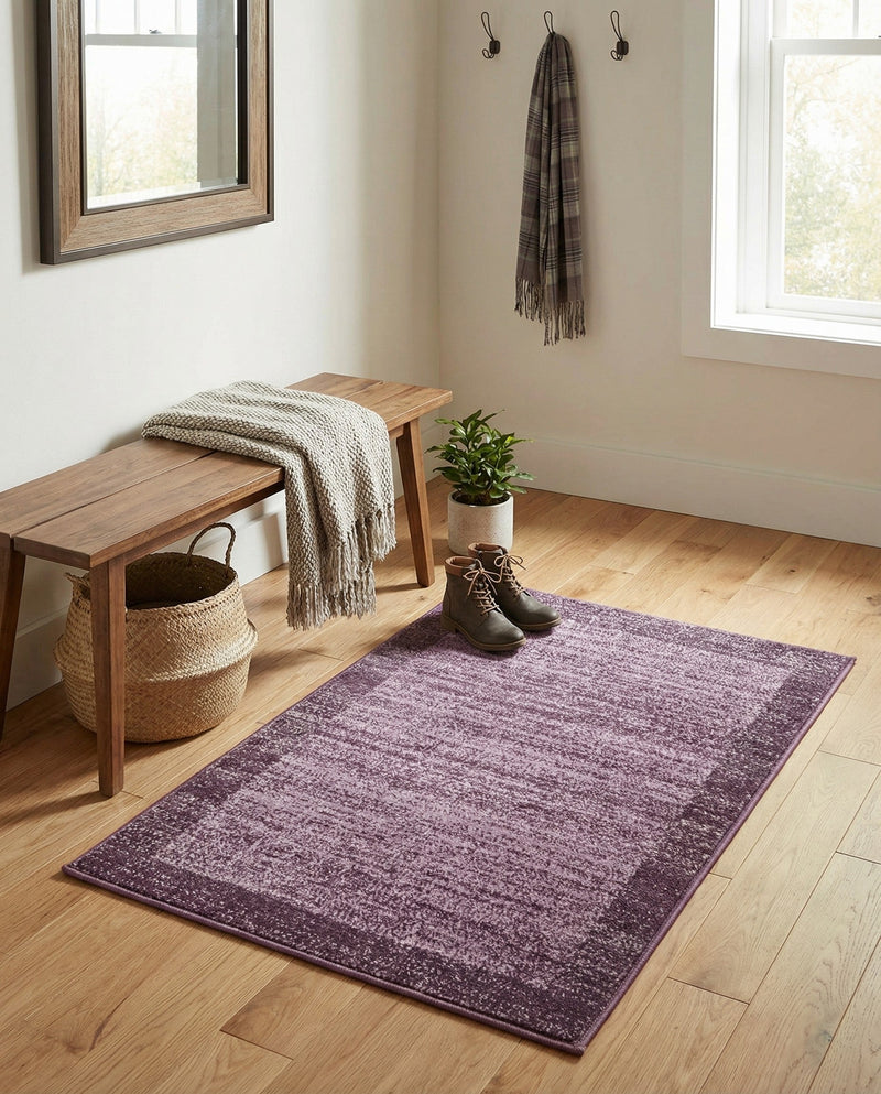 Studio Haven Collection Area Rug -  Conservatory (Violet) Rectangle Violet  lifestyle 11