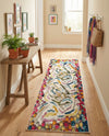 Colorburst Oasis Collection Area Rug -  Calypso Runner Multi  lifestyle 70