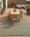 Urban Terrace Collection Area Rug -  Astoria (Green) Rectangle Green  lifestyle 18