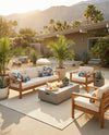 Jill Zarin Sedona Oasis Outdoor Collection Area Rug - Coconino (Pebble Stones) Rectangle Pebble Stones  lifestyle 8