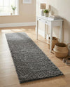 Cozy Comfort Shag Collection Area Rug - Haven (Pebble Gray) Runner Pebble Gray  lifestyle 29