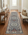 Persian Elegance Collection Area Rug -  Hamedan (Navy Blue) Runner Navy Blue  lifestyle 79