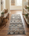 Desert Modern Eco Rug Series Collection Area Rug -  Sonora Runner Khaki Gray  lifestyle 66