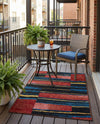 Urban Terrace Collection Area Rug -  Courtyard Rectangle Multi  lifestyle 22
