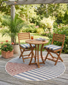 Urban Oasis Rugs Collection Area Rug -  Loft Round Blue  lifestyle 54