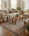 Jewel Oasis Collection Area Rug - Sapphire (Multi) Rectangle Multi  lifestyle 21