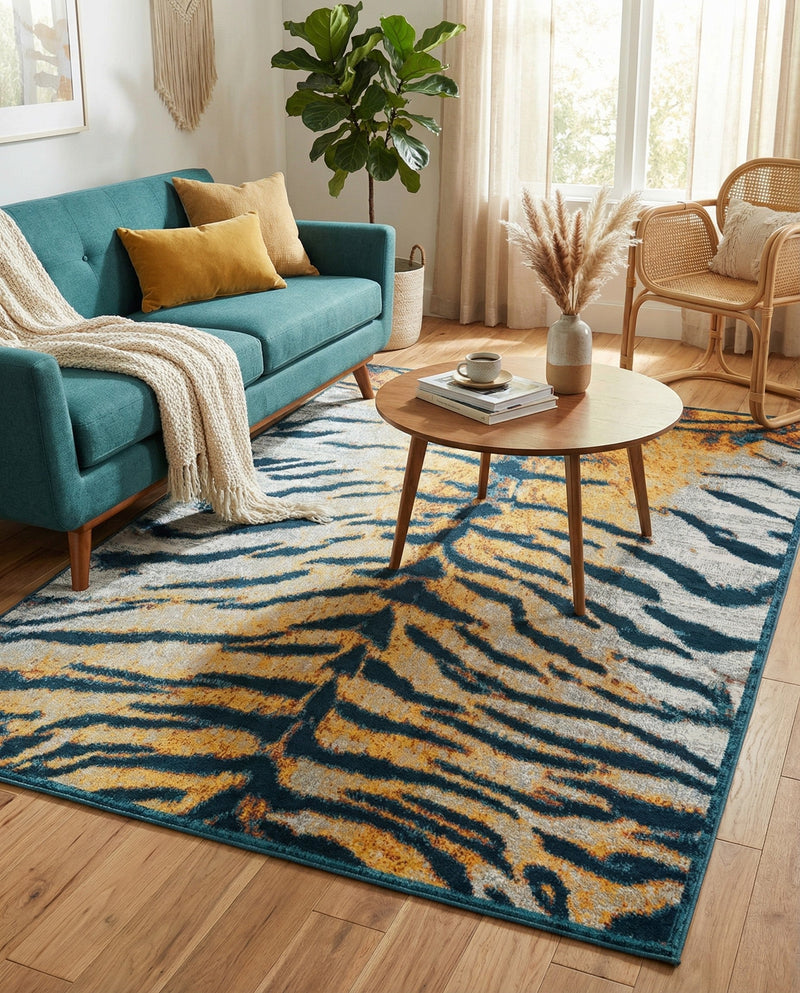 Aegean Elegance Washables Collection Area Rug -  Milos Rectangle Light Brown  lifestyle 19