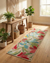Outdoor Marrakesh Collection Area Rug -  Midelt Runner Multi  lifestyle 61