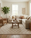 Osian Looms Collection Area Rug - Colaba Rectangle White  lifestyle 22