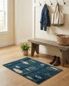 Coastal Haven Collection Area Rug -  Surfside Rectangle Blue  lifestyle 28