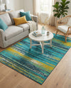 Seaside Haven Rugs Collection Area Rug -  Sandbar Rectangle Multi.Blue  lifestyle 10
