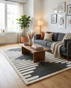 Monochrome Collection Area Rug -  Ash Rectangle Gray  lifestyle 7