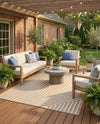 Urban Terrace Collection Area Rug -  Astoria (Taupe) Rectangle Taupe  lifestyle 9