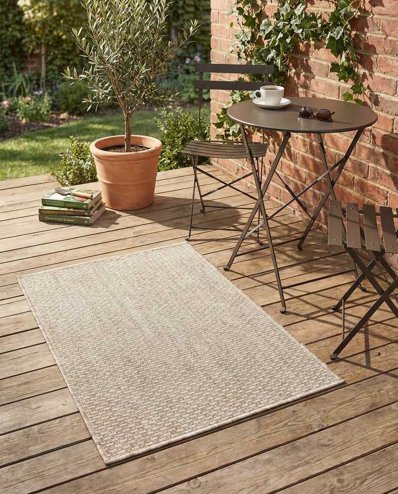 Seaside Serenity Collection Area Rug - Veranda (Beige) Rectangle Beige  lifestyle 33