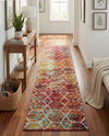 Trellis Mosaic Collection Area Rug - Arborville (Multi) Runner Multi  lifestyle 90