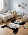 Whimsy Wonders Wool Collection Area Rug -  Mesa Rectangle Black and Gray  lifestyle 7