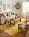 Riviera Elegance Collection Area Rug -  Monaco (Yellow) Rectangle Yellow  lifestyle 17