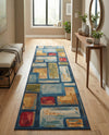 Urban Terrace Collection Area Rug -  Portico Runner Multi  lifestyle 46