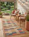 Coastal Terrace Collection Area Rug -  Harbor Runner Multi  lifestyle 59