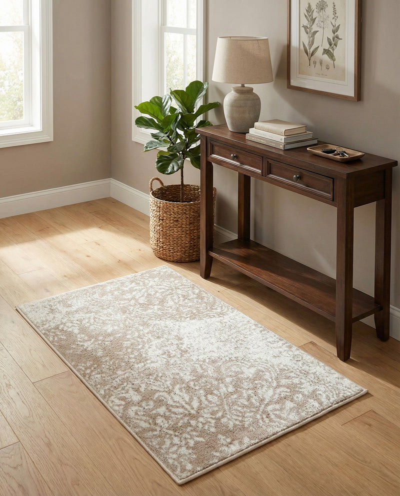 Riviera Elegance Collection Area Rug -  Monaco (Beige) Rectangle Beige  lifestyle 14