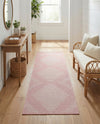 Urban Terrace Collection Area Rug -  Chelsea (Pink) Runner Pink  lifestyle 28