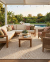 Urban Oasis Rugs Collection Area Rug -  Terrace (Dark Beige) Rectangle Dark Beige  lifestyle 10