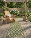 Savannah Pergola Collection Area Rug -  Pavilion (Green) Runner Green  lifestyle 32