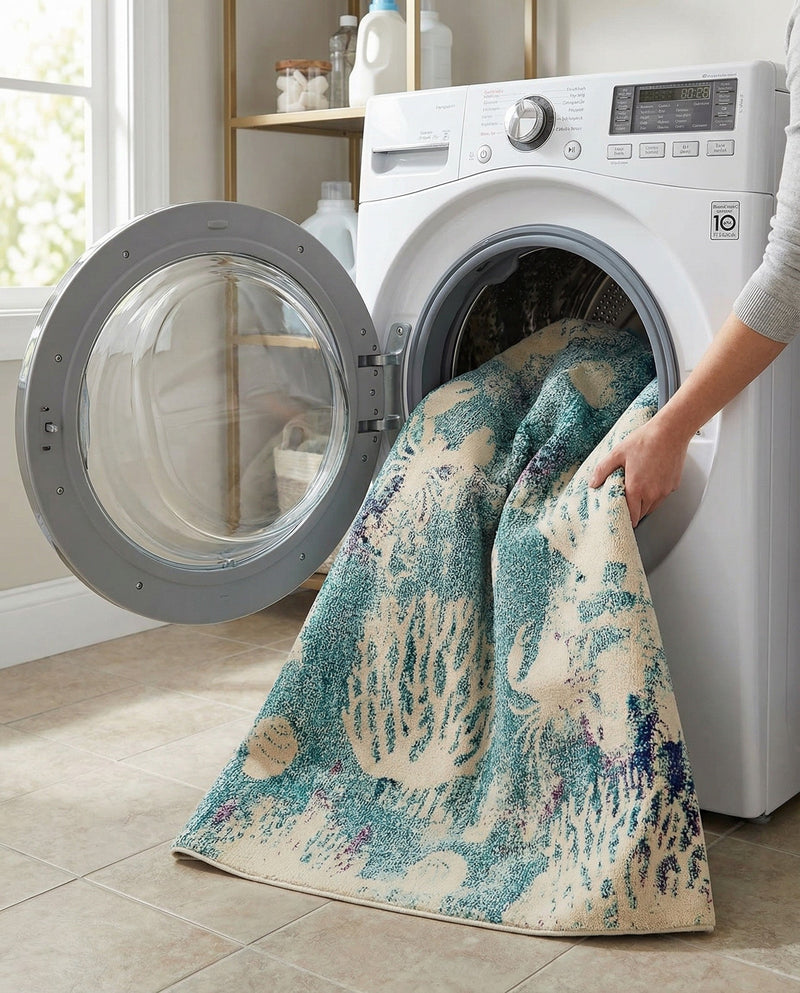 Sorrento Shores Collection Area Rug -  Vico Rectangle Light Blue  lifestyle 17