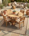Sahara Sands Collection Area Rug -  Elephantine Square Brown  lifestyle 56
