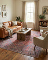 Heritage Elegance Collection Area Rug -  Alhambra Rectangle Red  lifestyle 17