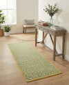 Urban Oasis Rugs Collection Area Rug -  Rooftop (Yellow and Aqua) Runner Yellow and Aqua  lifestyle 66