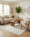 Savannah Elegance Collection Area Rug -  Tybee (Ivory) Rectangle Ivory  lifestyle 11