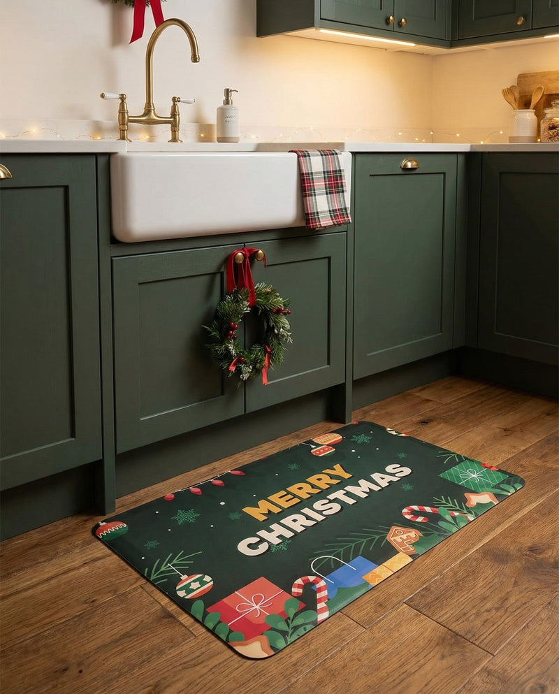 Cozy Mat Collection Area Rug -  Calm Rectangle Green  lifestyle 5