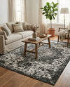 Urban Oasis Rugs Collection Area Rug -  Penthouse (Charcoal Gray) Rectangle Charcoal Gray  lifestyle 13